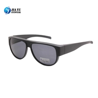 Polarized Lens Big Frame with Side Shields Sports Fit Over Sunglasses That Cover Myopia Glasses
